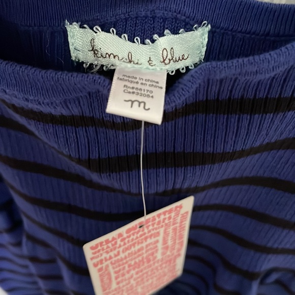 Urban Outfitters Kimchi Blue Blue and Black Striped Dress - Picture 3 of 4